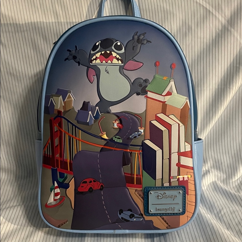 Loungefly Disney Stitch Cityscape Backpack